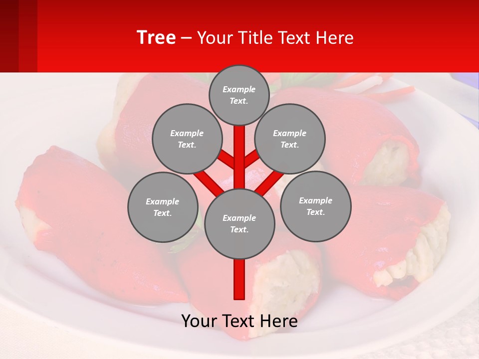 A Plate Of Food With Carrots And A Fork PowerPoint Template
