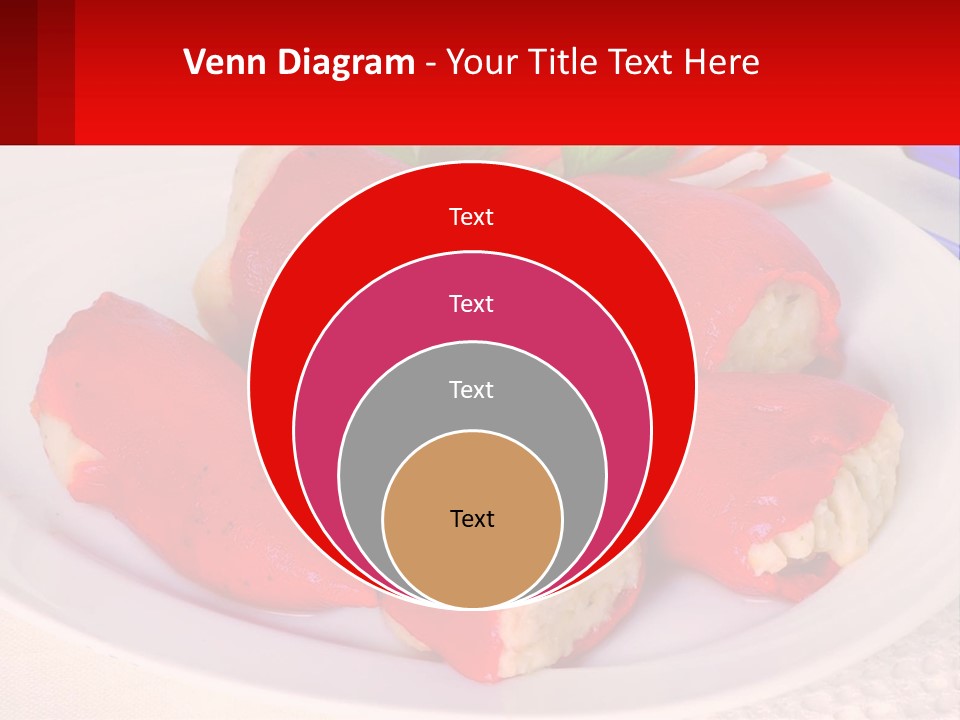 A Plate Of Food With Carrots And A Fork PowerPoint Template