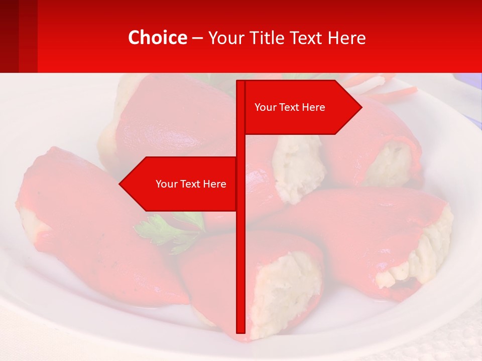 A Plate Of Food With Carrots And A Fork PowerPoint Template