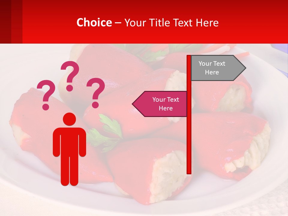 A Plate Of Food With Carrots And A Fork PowerPoint Template