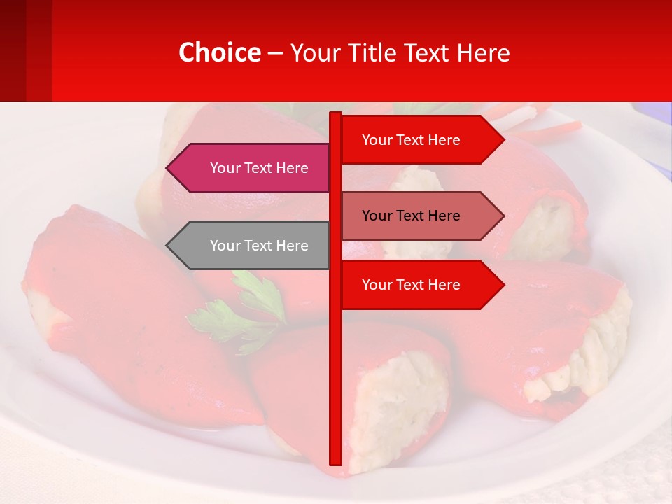 A Plate Of Food With Carrots And A Fork PowerPoint Template