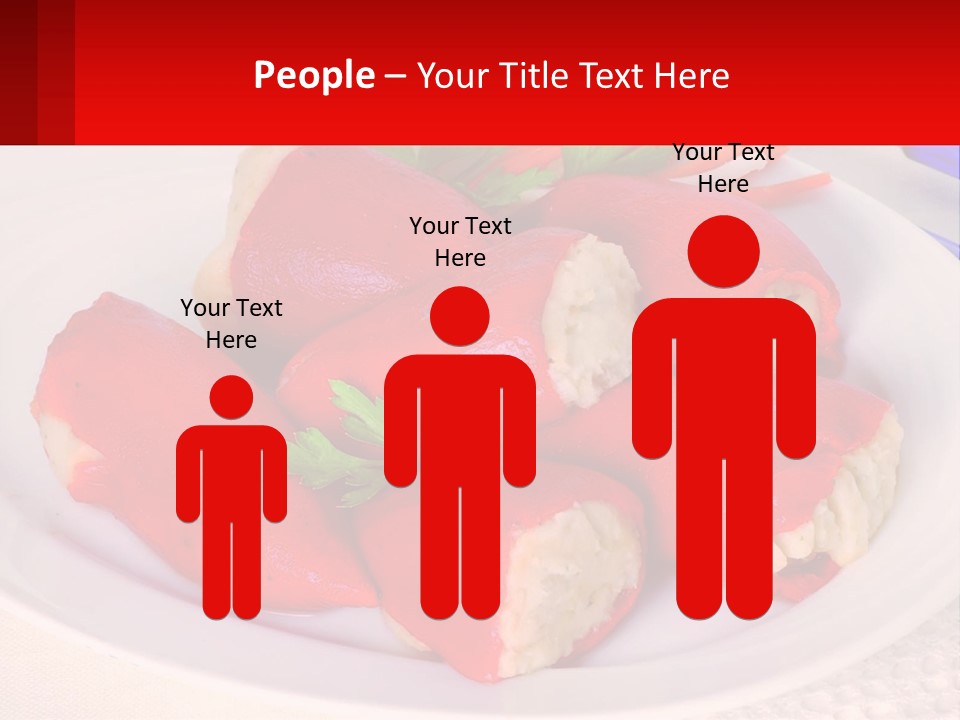 A Plate Of Food With Carrots And A Fork PowerPoint Template
