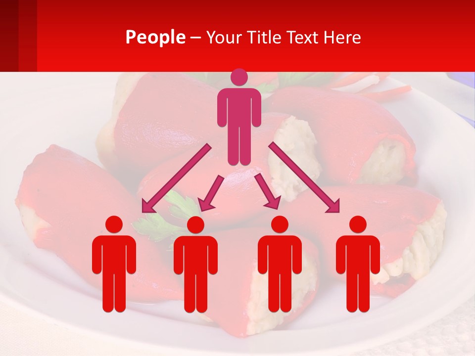 A Plate Of Food With Carrots And A Fork PowerPoint Template