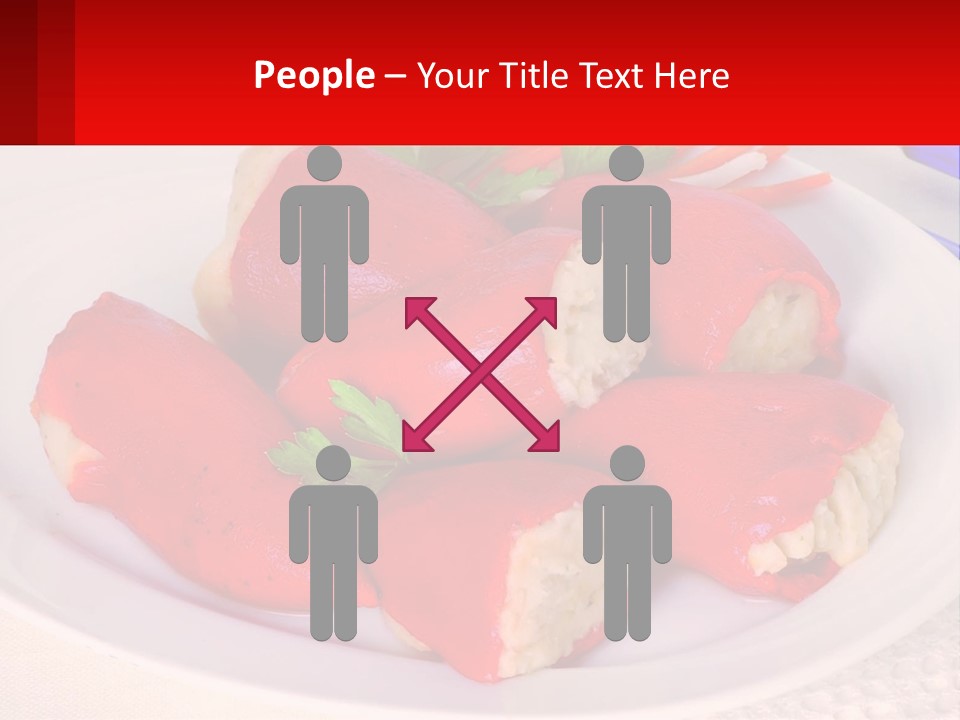 A Plate Of Food With Carrots And A Fork PowerPoint Template