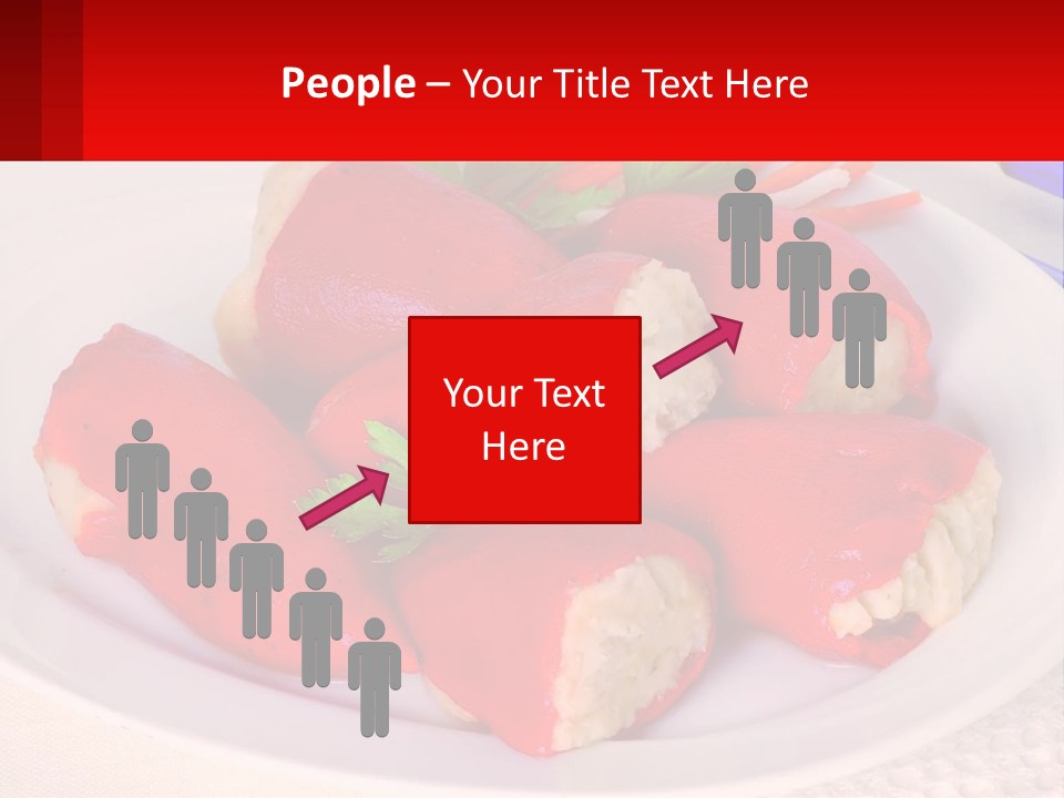 A Plate Of Food With Carrots And A Fork PowerPoint Template