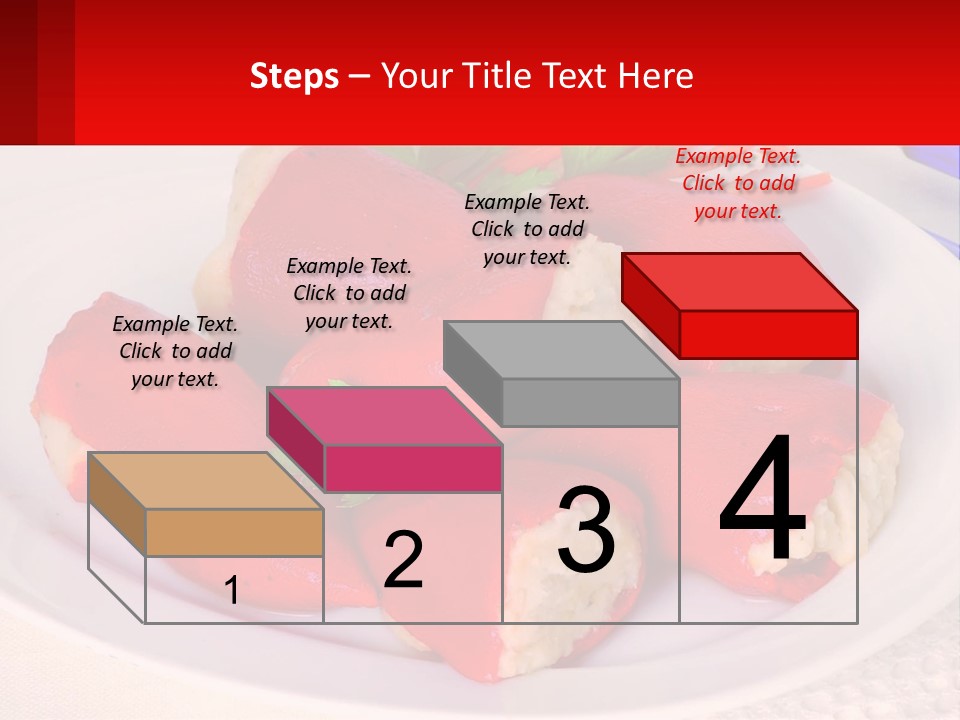 A Plate Of Food With Carrots And A Fork PowerPoint Template