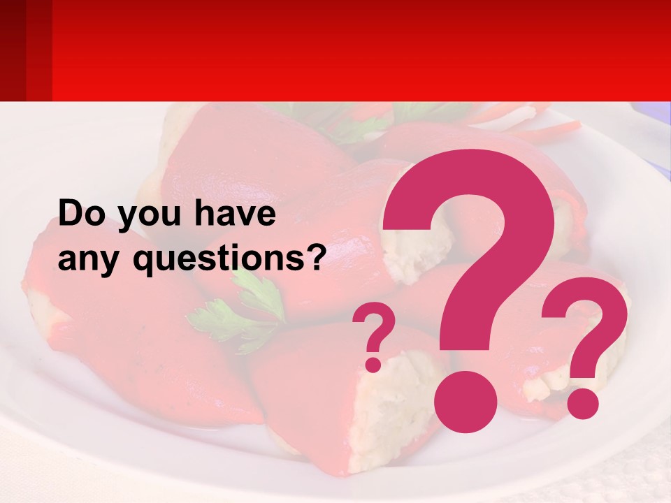 A Plate Of Food With Carrots And A Fork PowerPoint Template