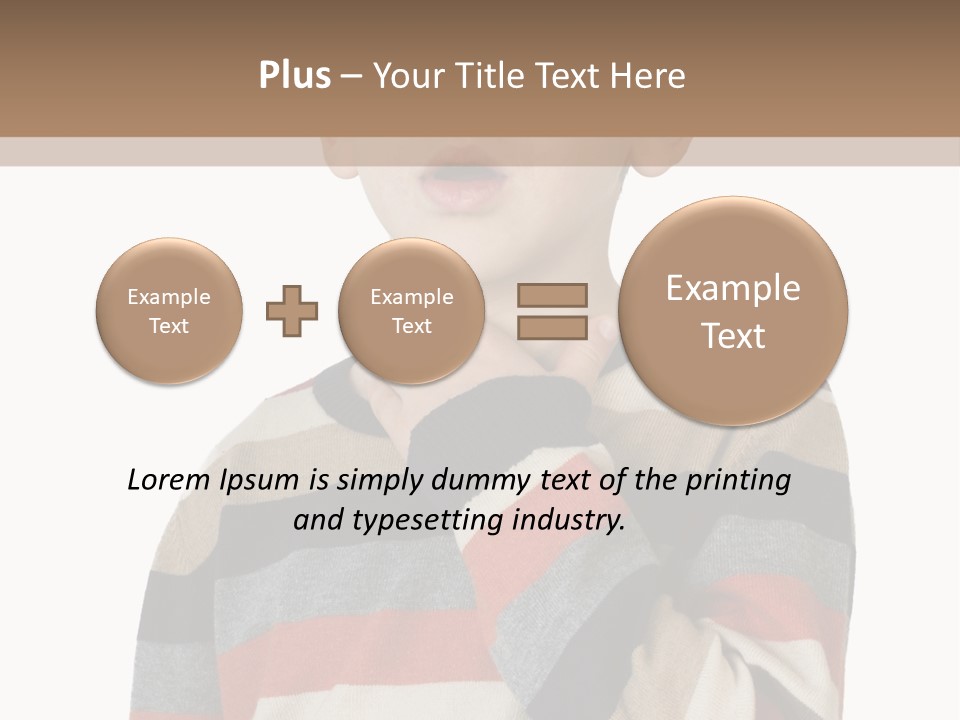A Young Boy With A Surprised Look On His Face PowerPoint Template