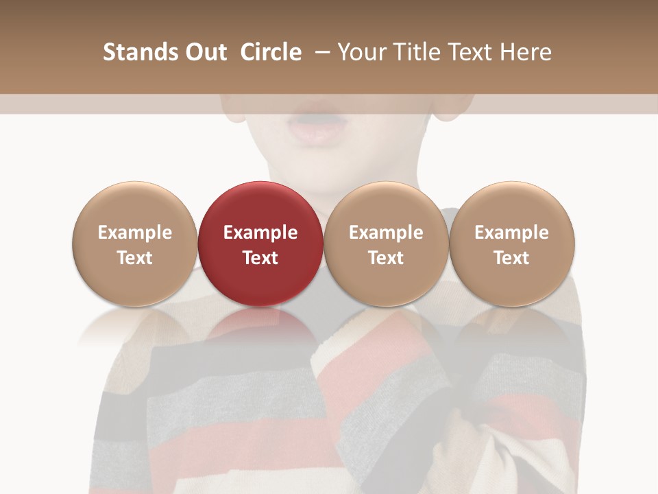 A Young Boy With A Surprised Look On His Face PowerPoint Template