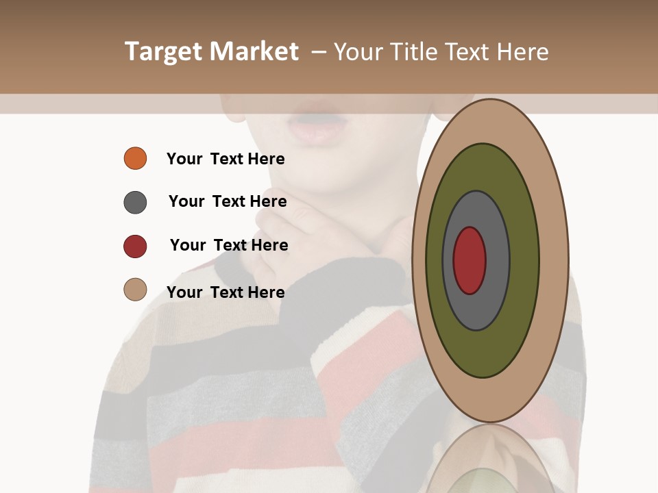 A Young Boy With A Surprised Look On His Face PowerPoint Template