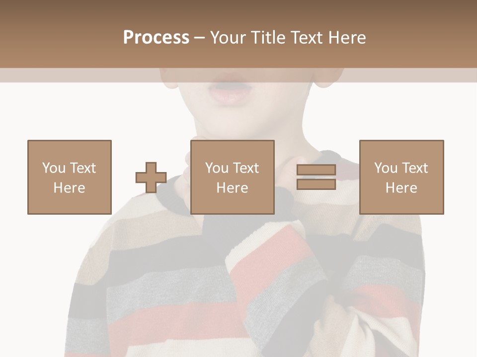 A Young Boy With A Surprised Look On His Face PowerPoint Template