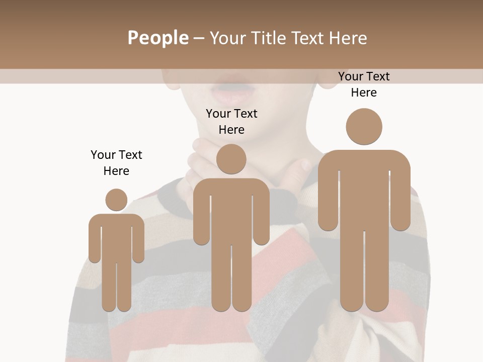 A Young Boy With A Surprised Look On His Face PowerPoint Template
