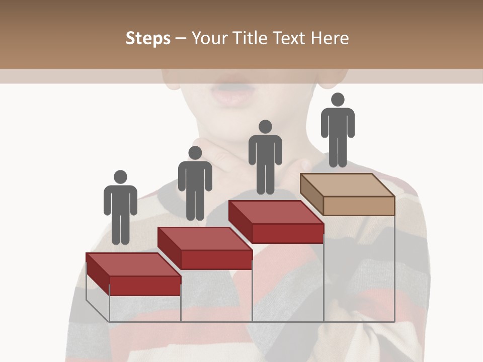 A Young Boy With A Surprised Look On His Face PowerPoint Template