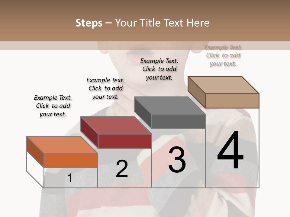 A Young Boy With A Surprised Look On His Face PowerPoint Template