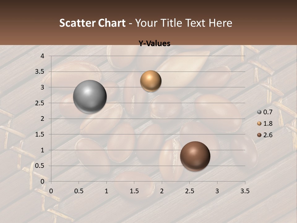 A Bunch Of Nuts On A Wooden Table PowerPoint Template