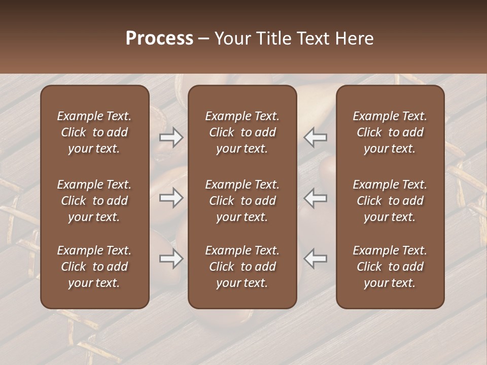 A Bunch Of Nuts On A Wooden Table PowerPoint Template