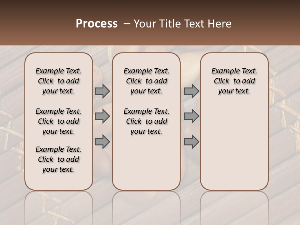 A Bunch Of Nuts On A Wooden Table PowerPoint Template