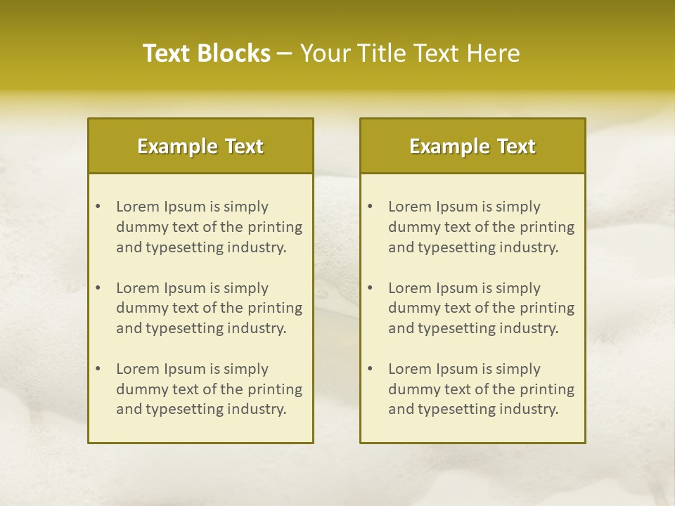 A Sponge With Foam On Top Of It In The Snow PowerPoint Template