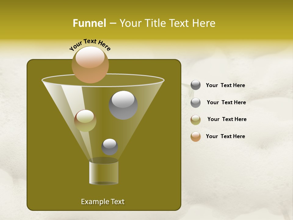 A Sponge With Foam On Top Of It In The Snow PowerPoint Template