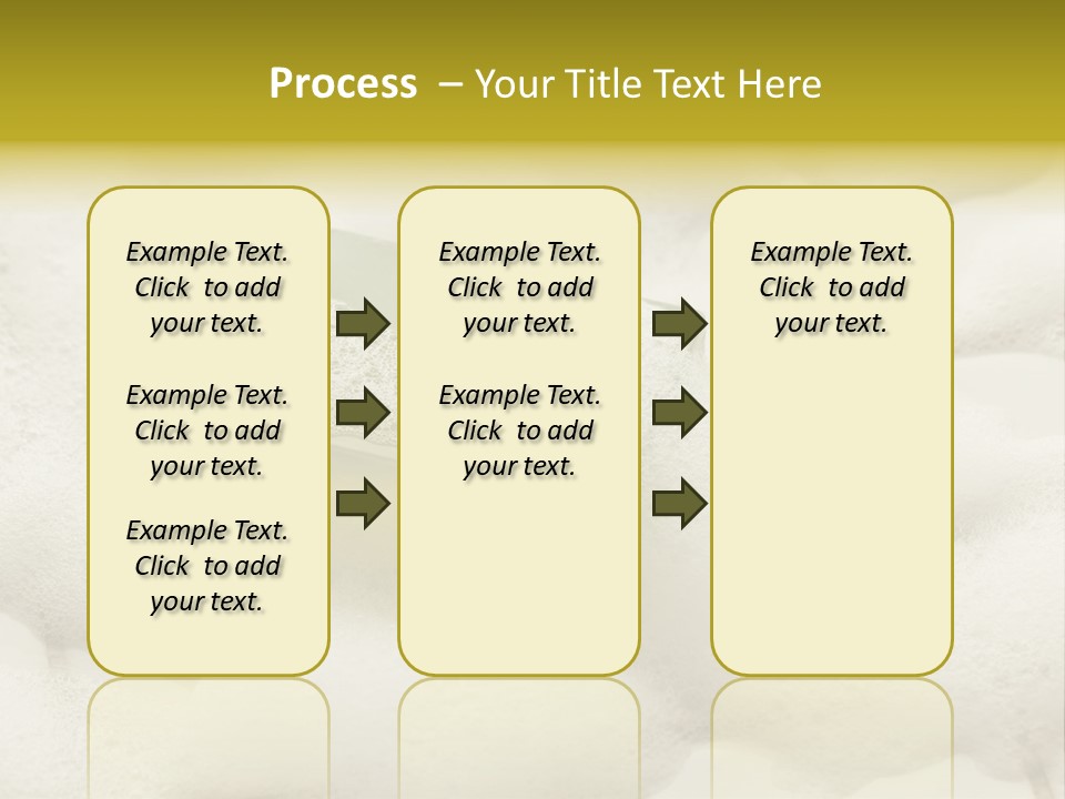 A Sponge With Foam On Top Of It In The Snow PowerPoint Template