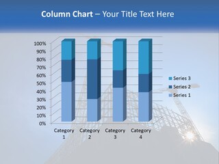 A Crane On Top Of A Building With A Blue Sky In The Background PowerPoint Template