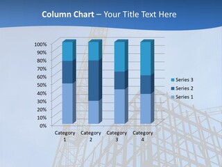 A Crane On Top Of A Building With A Sky Background PowerPoint Template