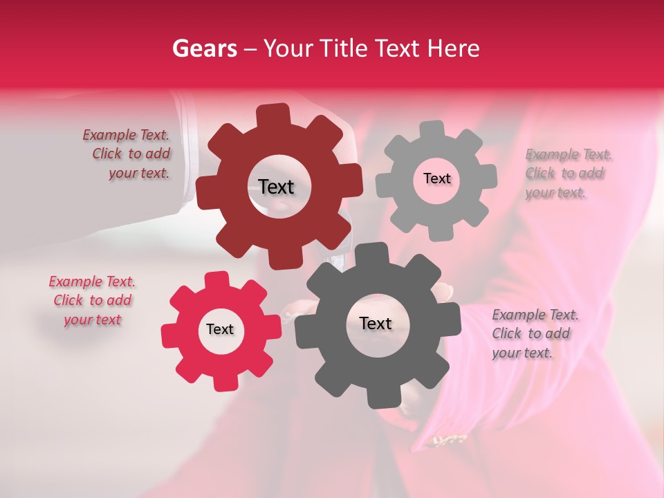 A Person Handing A Car Key To Another Person PowerPoint Template