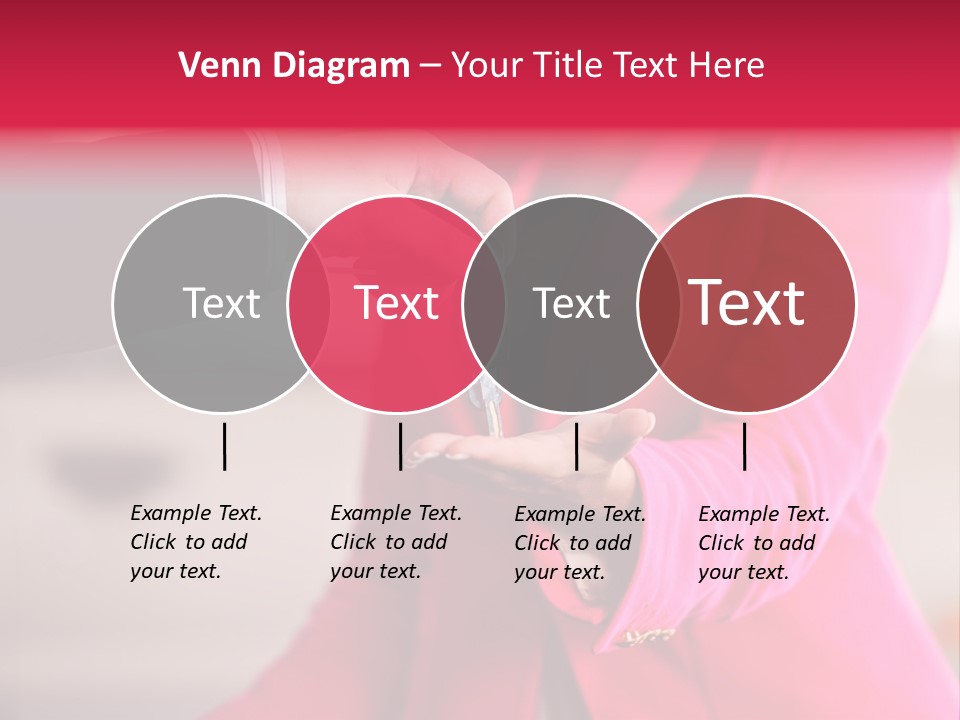 A Person Handing A Car Key To Another Person PowerPoint Template