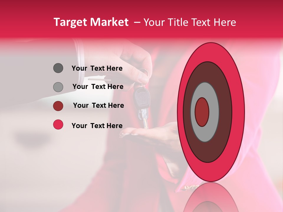 A Person Handing A Car Key To Another Person PowerPoint Template