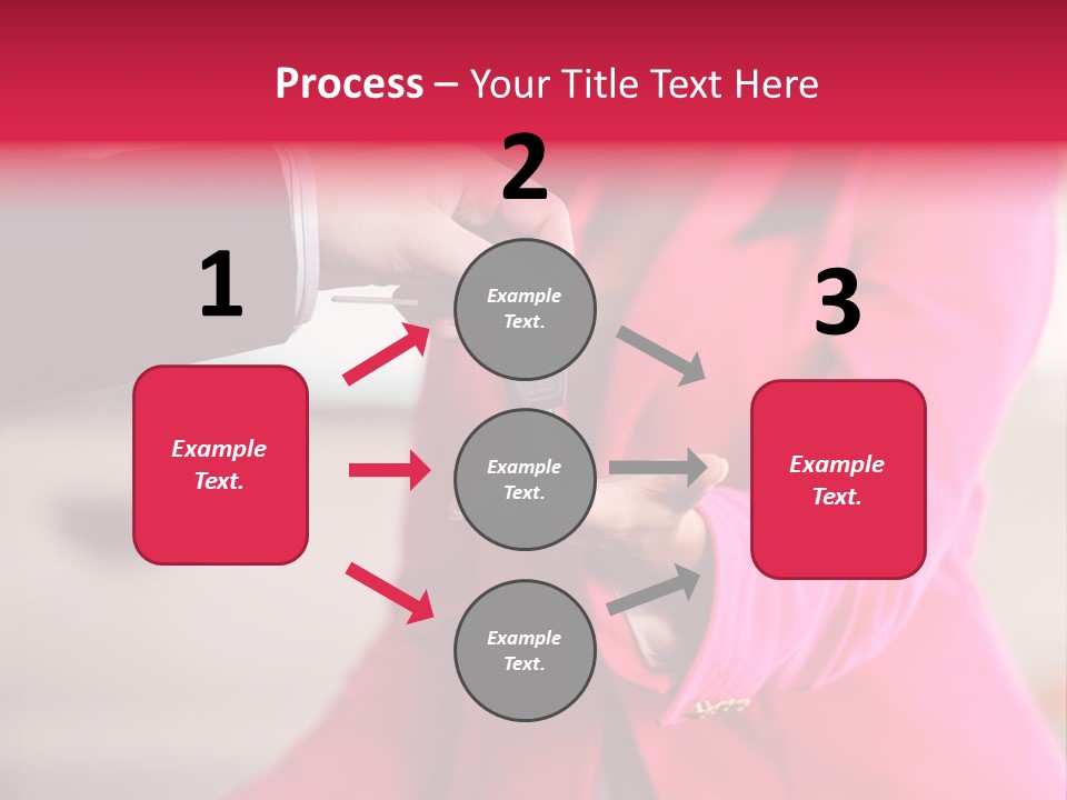 A Person Handing A Car Key To Another Person PowerPoint Template