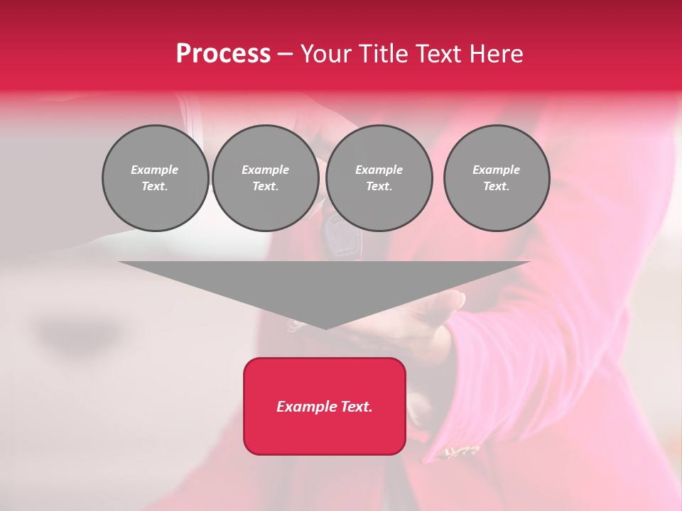 A Person Handing A Car Key To Another Person PowerPoint Template