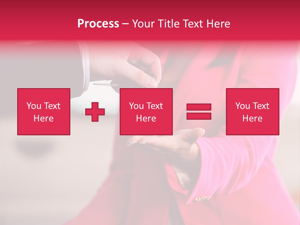 A Person Handing A Car Key To Another Person PowerPoint Template