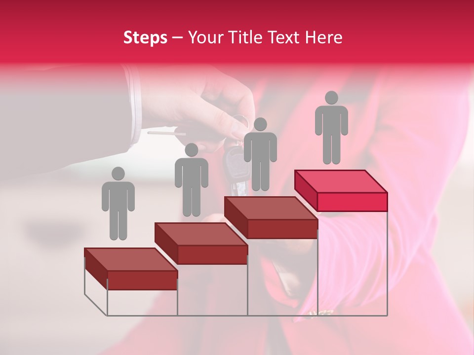 A Person Handing A Car Key To Another Person PowerPoint Template