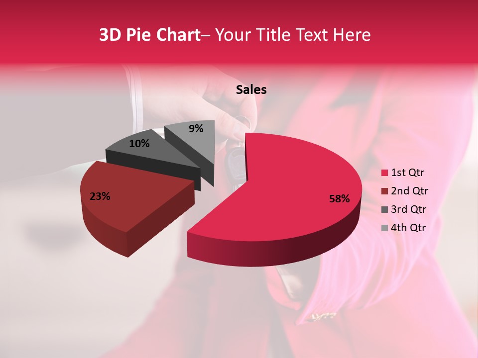 A Person Handing A Car Key To Another Person PowerPoint Template