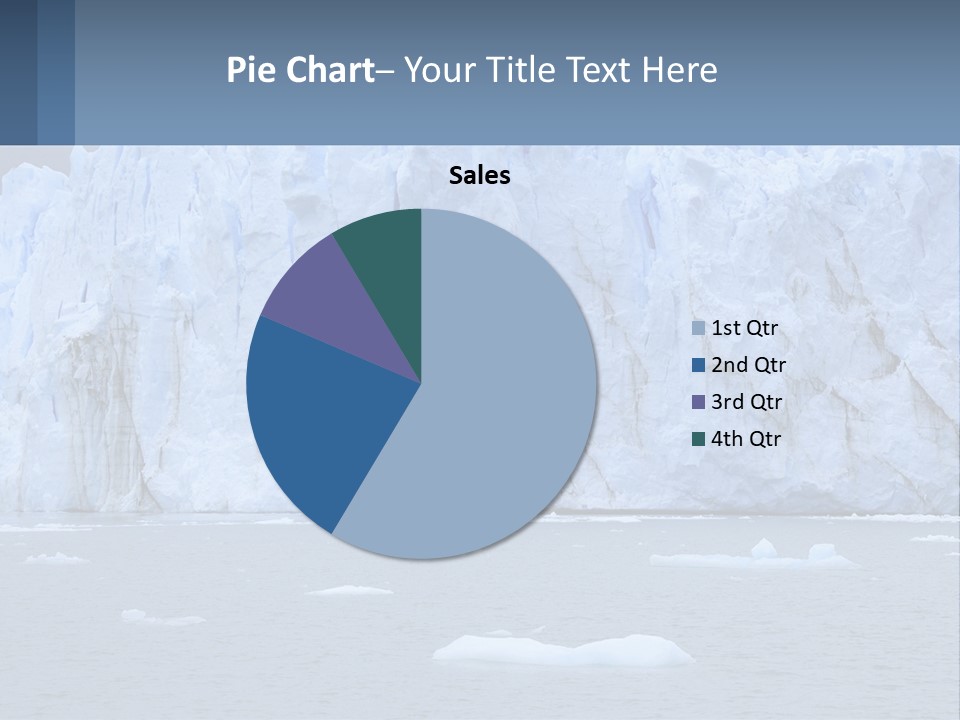 A Large Iceberg In The Middle Of A Body Of Water PowerPoint Template