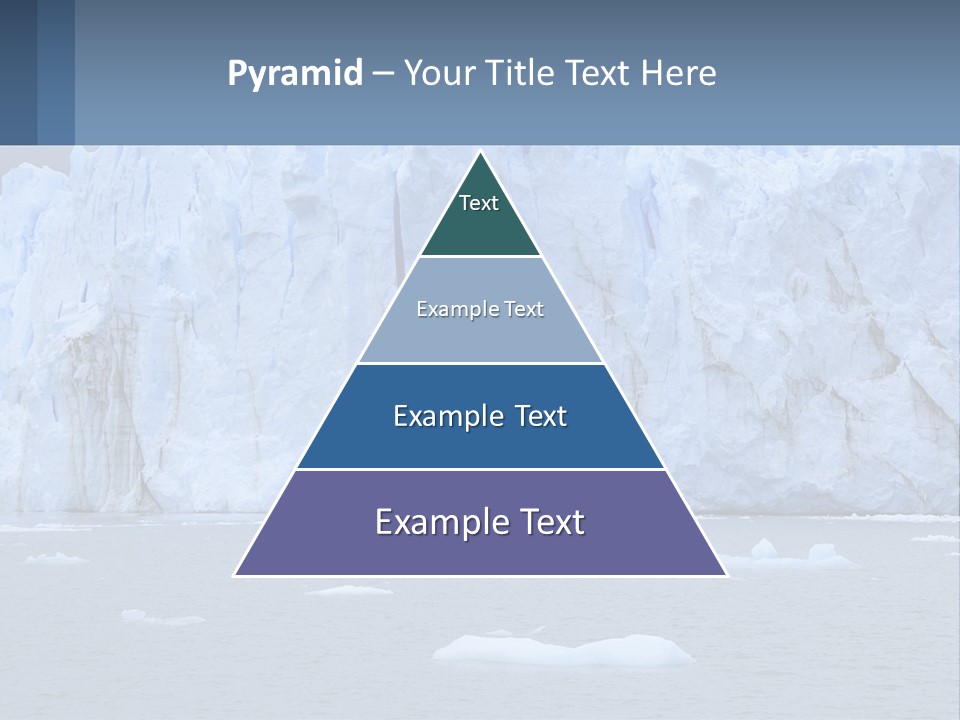 A Large Iceberg In The Middle Of A Body Of Water PowerPoint Template