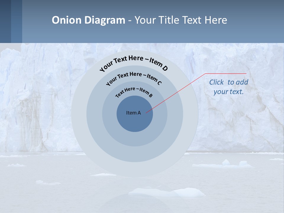 A Large Iceberg In The Middle Of A Body Of Water PowerPoint Template