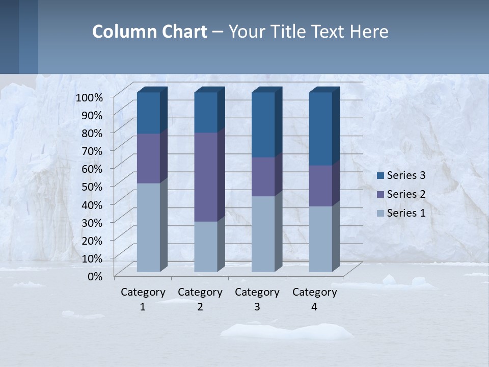 A Large Iceberg In The Middle Of A Body Of Water PowerPoint Template