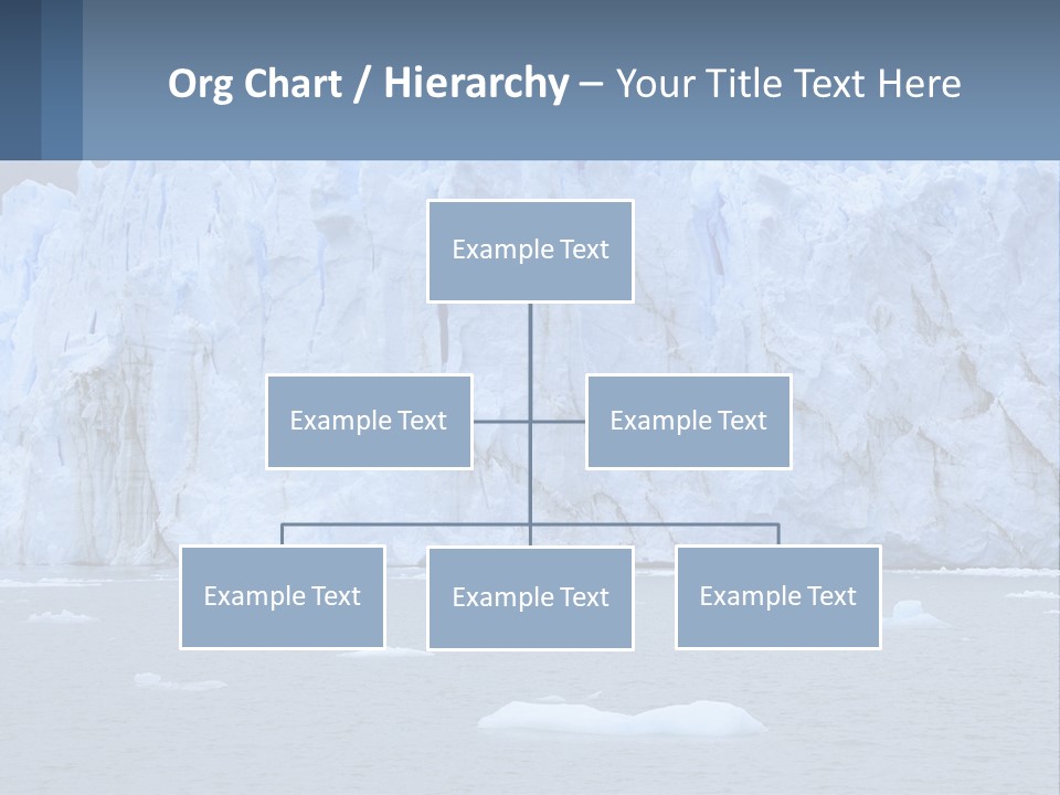 A Large Iceberg In The Middle Of A Body Of Water PowerPoint Template