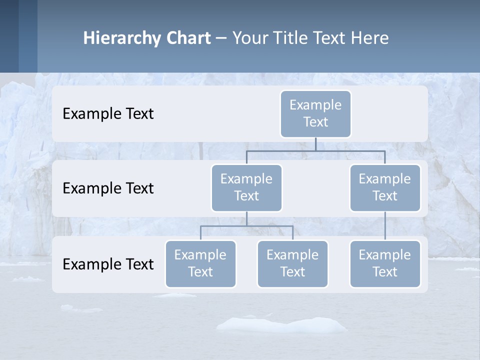 A Large Iceberg In The Middle Of A Body Of Water PowerPoint Template
