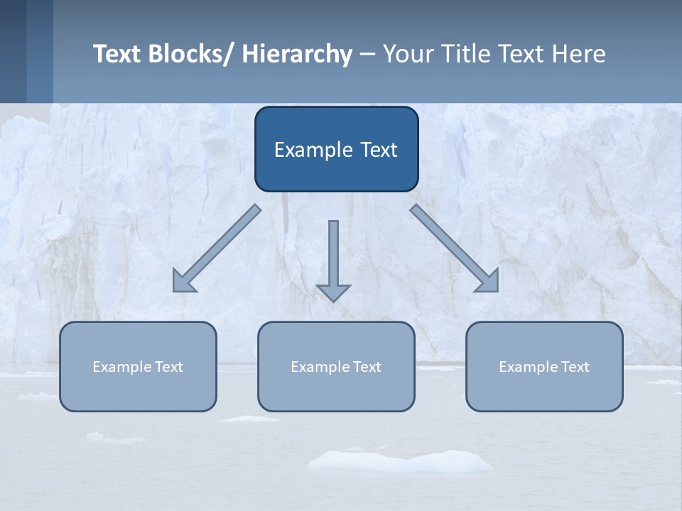 A Large Iceberg In The Middle Of A Body Of Water PowerPoint Template