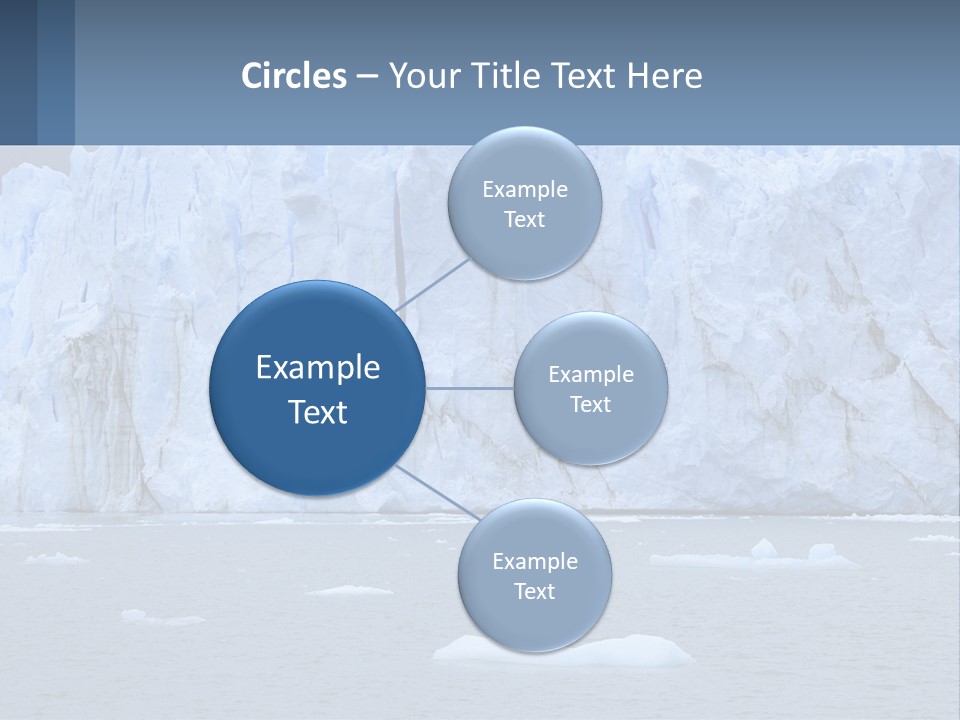 A Large Iceberg In The Middle Of A Body Of Water PowerPoint Template