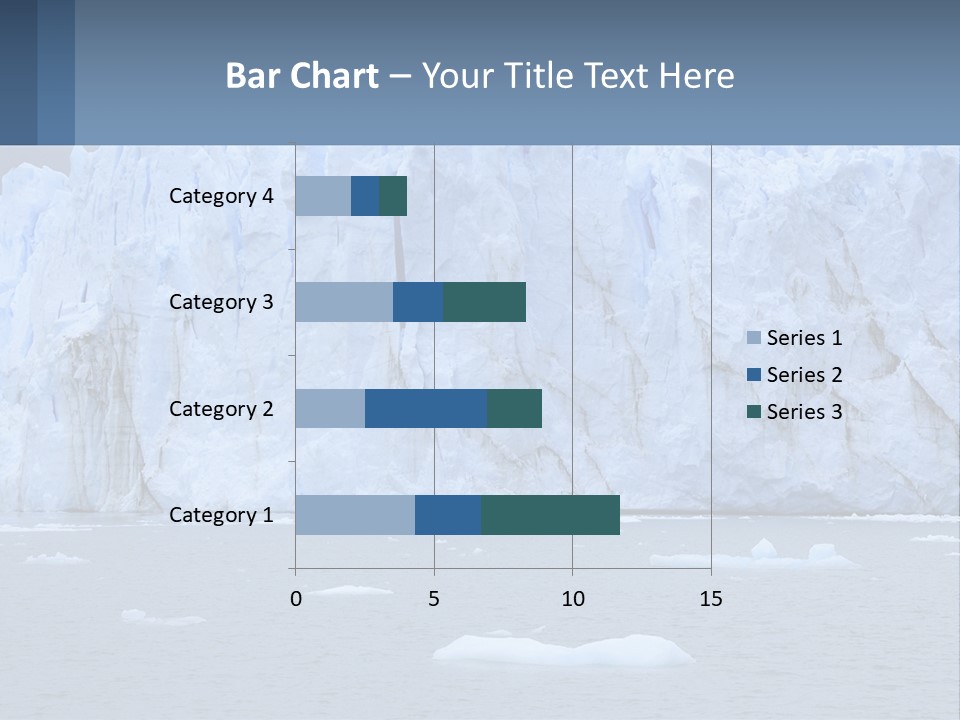 A Large Iceberg In The Middle Of A Body Of Water PowerPoint Template