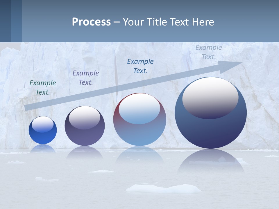 A Large Iceberg In The Middle Of A Body Of Water PowerPoint Template