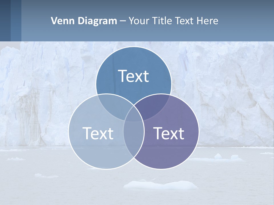 A Large Iceberg In The Middle Of A Body Of Water PowerPoint Template