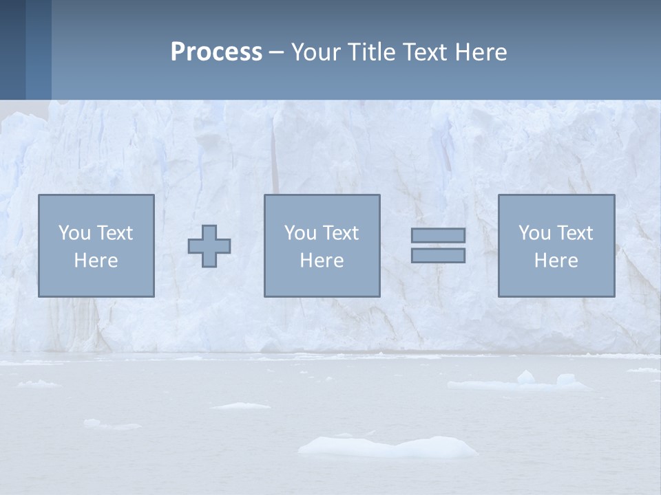 A Large Iceberg In The Middle Of A Body Of Water PowerPoint Template