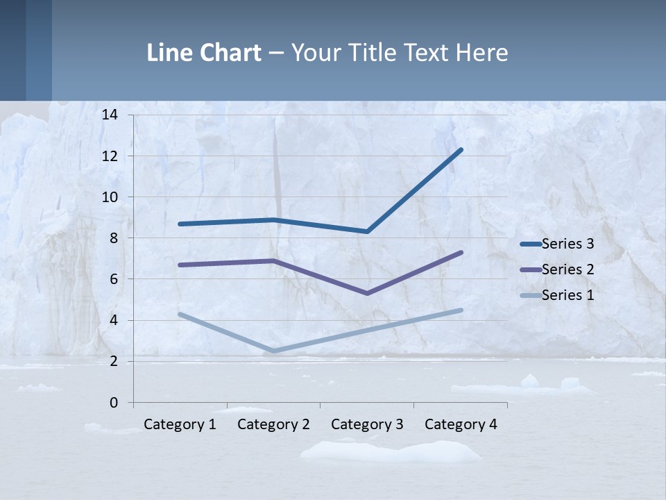 A Large Iceberg In The Middle Of A Body Of Water PowerPoint Template