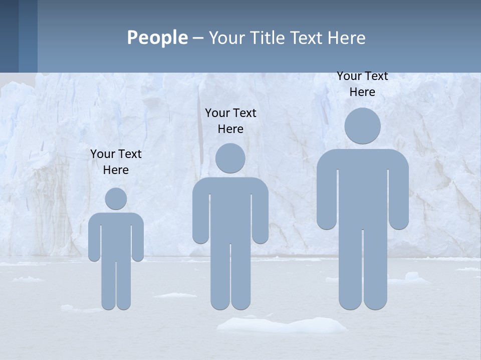 A Large Iceberg In The Middle Of A Body Of Water PowerPoint Template