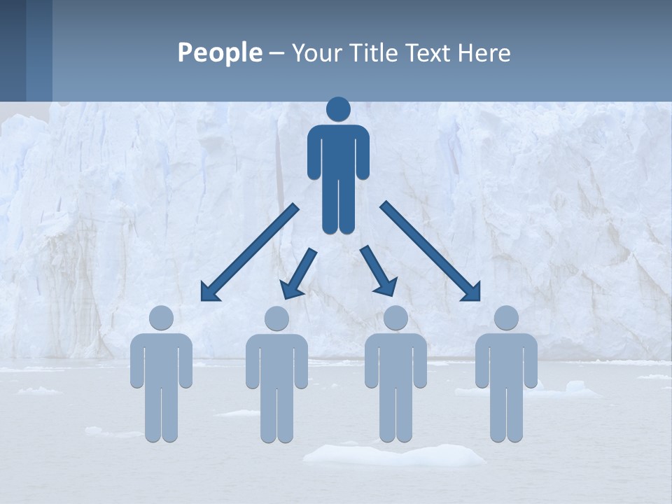 A Large Iceberg In The Middle Of A Body Of Water PowerPoint Template