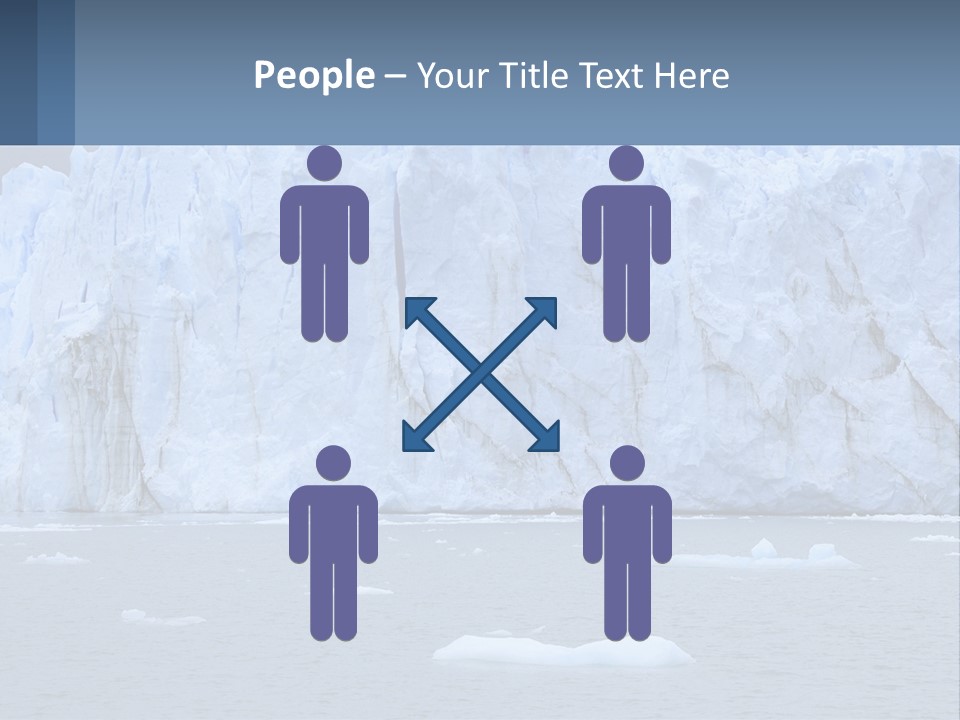 A Large Iceberg In The Middle Of A Body Of Water PowerPoint Template